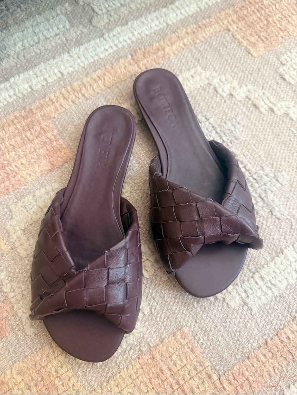 Brown leather sandals sz 9.5